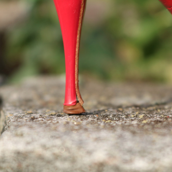 Christian Louboutin | Hot Pink T-Strap Pumps - Picture 7 of 8